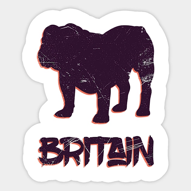 National Animal of Britain Sticker by bluerockproducts